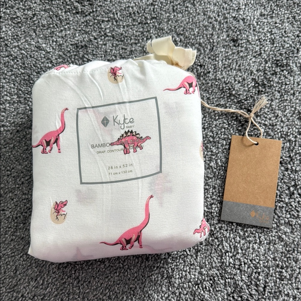 NWT Kyte Baby Pink Jurassic